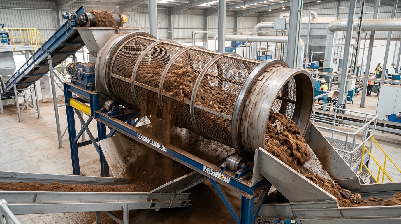Decortication & Trommel Sieving