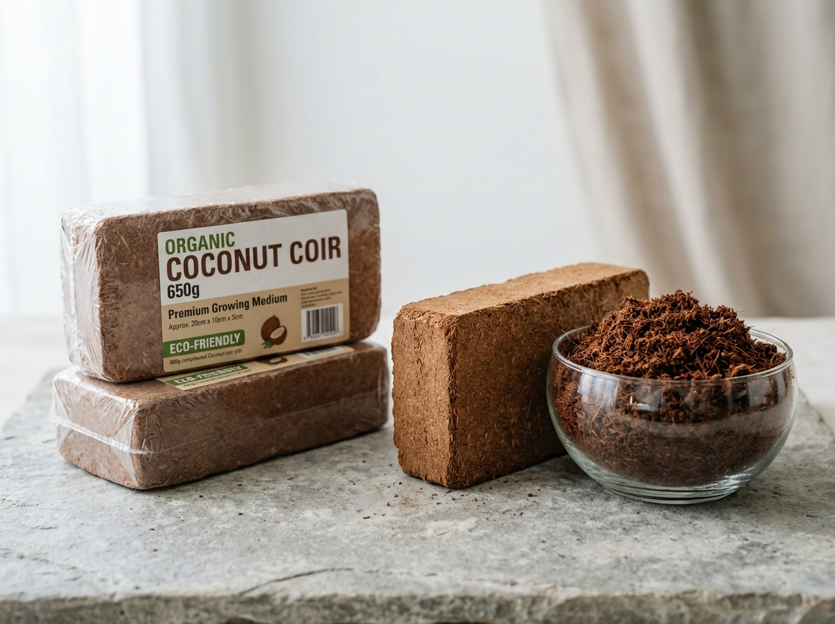 650g Compressed Coir Briquettes