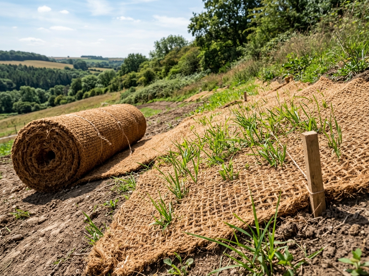 Coir Geotextile Netting